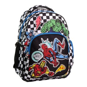 Mochila Escolar Mediana Marvel Superhéroes Adaptable a Carro Talla M - Cerdá
