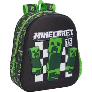 Mochila Infantil 3D Minecraft - Mojang